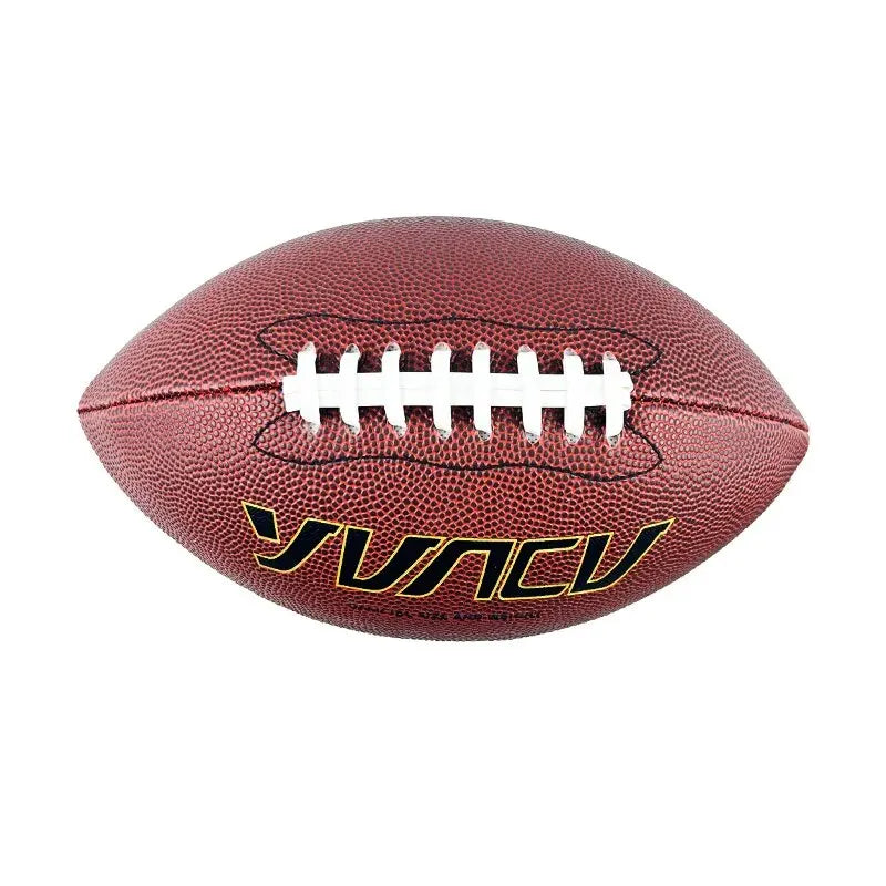 Fútbol americano estándar para adiestramiento al aire libre y juego recreativo con tamaño estándar oficial, Rugby de talla 9,6, 1 ud.