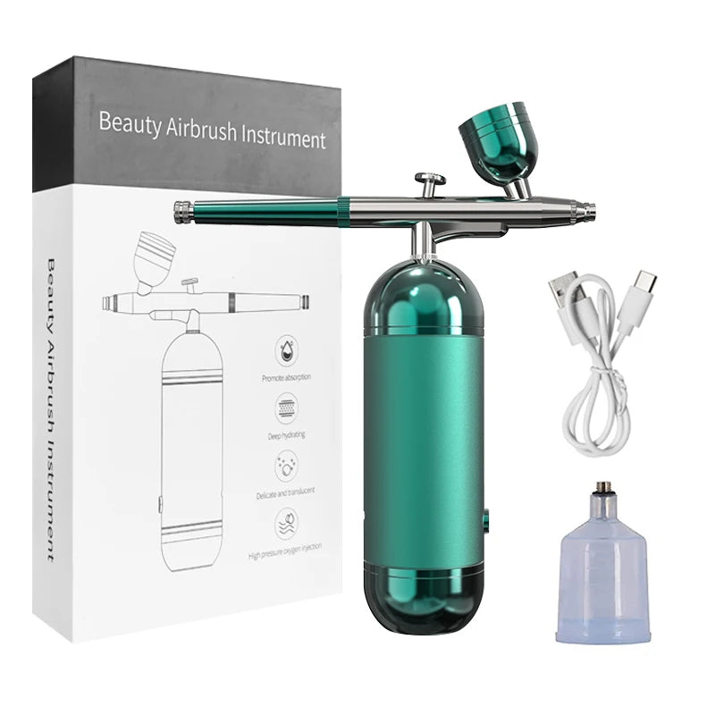 Aerógrafo para uñas con compresor, aerógrafo portátil para decoración de uñas, pintura, pasteles y manualidades. Kit de aerógrafo y compresor portátil para decoración de uñas.