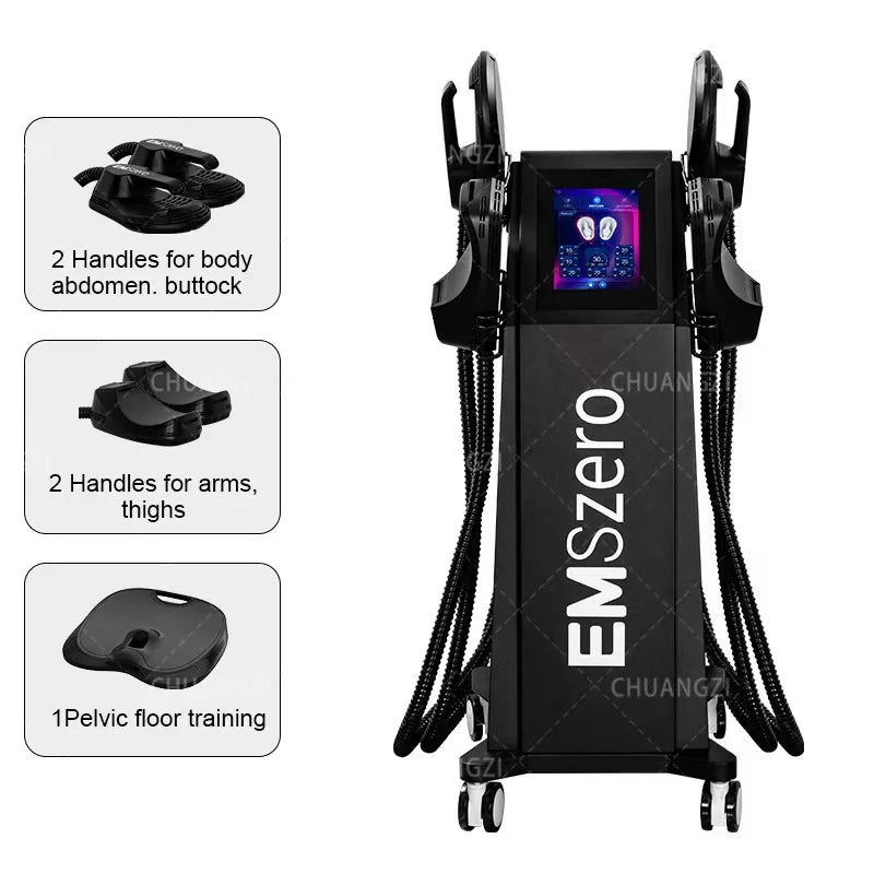 EMSZERO PRO 6500W NEO máquina de adelgazamiento EMS + EMS/EMT/RF Nova escultura corporal EMS salón de Estimulador muscular pélvico