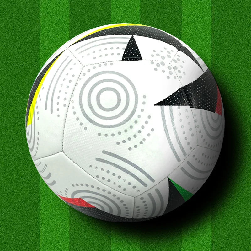 Pelotas de fútbol más nuevas, tamaño estándar 5, Material PU, alta calidad, juego oficial al aire libre, entrenamiento de fútbol, fútbol sin costuras