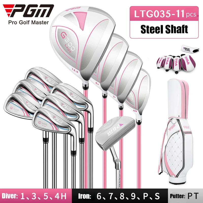 Juego de golf para mujer PGM, fabricante mayorista de palos de golf, juego completo para mujeres