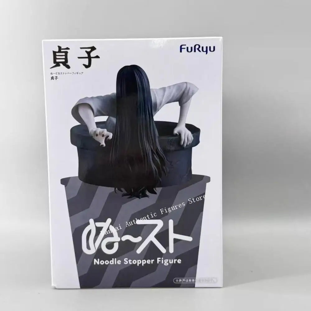 En Stock, Figura Original de FuRyu, Yamamura Sadako de 9cm, Colección de Anime, Modelo de Juguete, Figura de Noodle Stopper, Regalo de Cumpleaños
