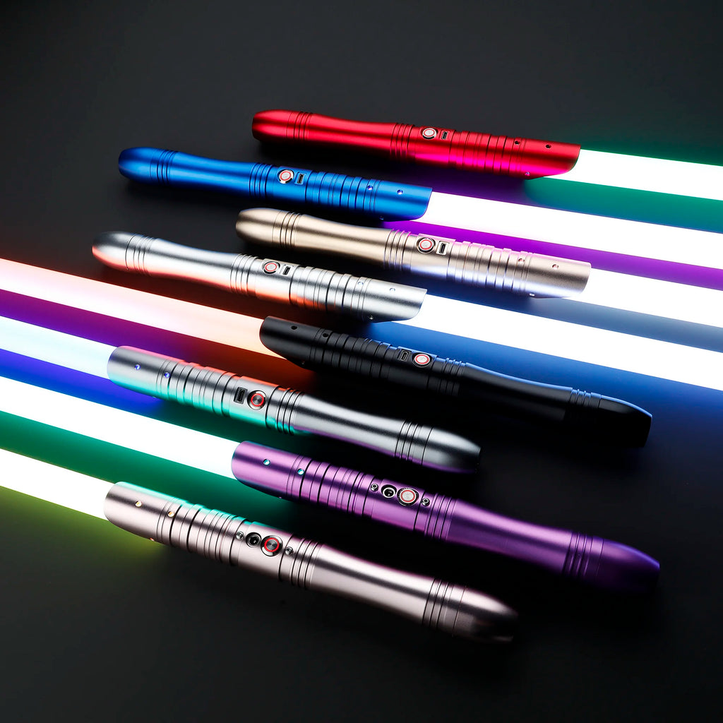 DamienSaber Heavy Dueling Lightsaber Xeno3.0 Bluetooth Light Saber Sensitive Smooth Swing with Infinite Color Changing 34 Fonts