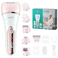 VGR-depiladora eléctrica para mujer, afeitadora femenina, depilación corporal para piernas, labio, barbilla, recortador de Bikini, utensilio para eliminar el vello Facial