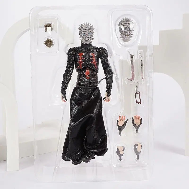Figura de Acción NECA Hellraiser Ultimate Pinhead, Figura Coleccionable de Terror, Te Desgarrará el Alma, Regalo