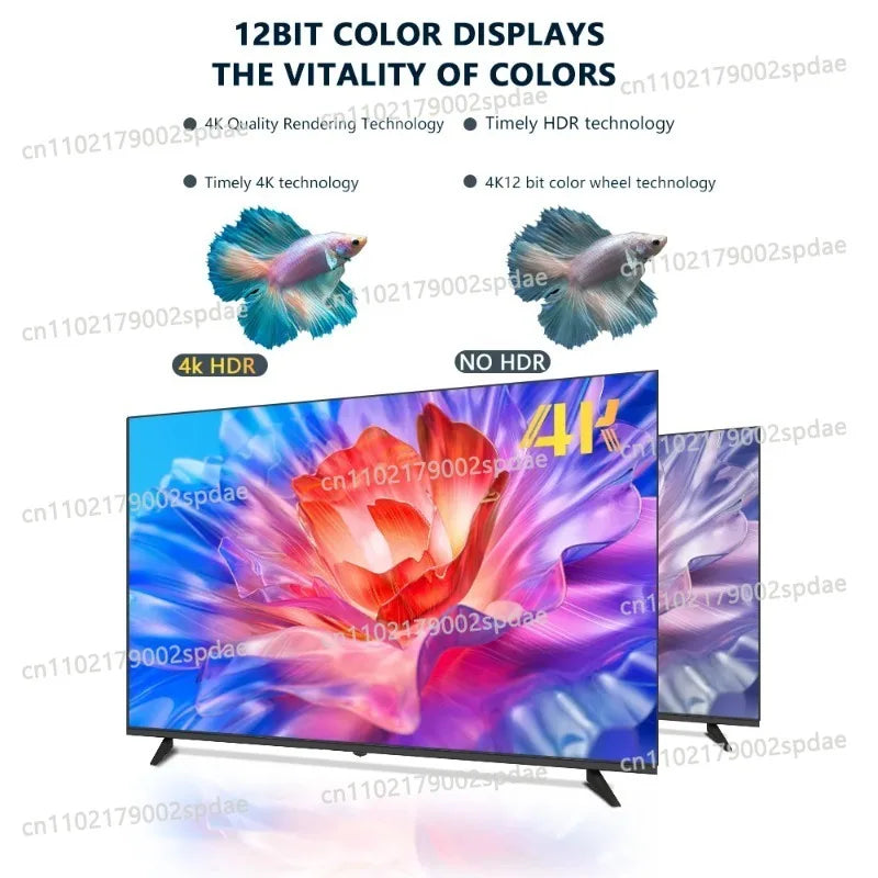 Televisor inteligente de alta definición para el hogar, pantalla HDR10 estable de 32 pulgadas, función de conexión inalámbrica múltiple