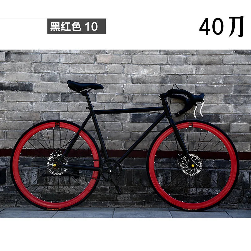 Bicicleta de carretera Bike Live Fly para hombre, modelo deportivo completo, superligera, con freno de disco, neumáticos sólidos de 24" y 26", bicicleta de carretera de carbono para adultos
