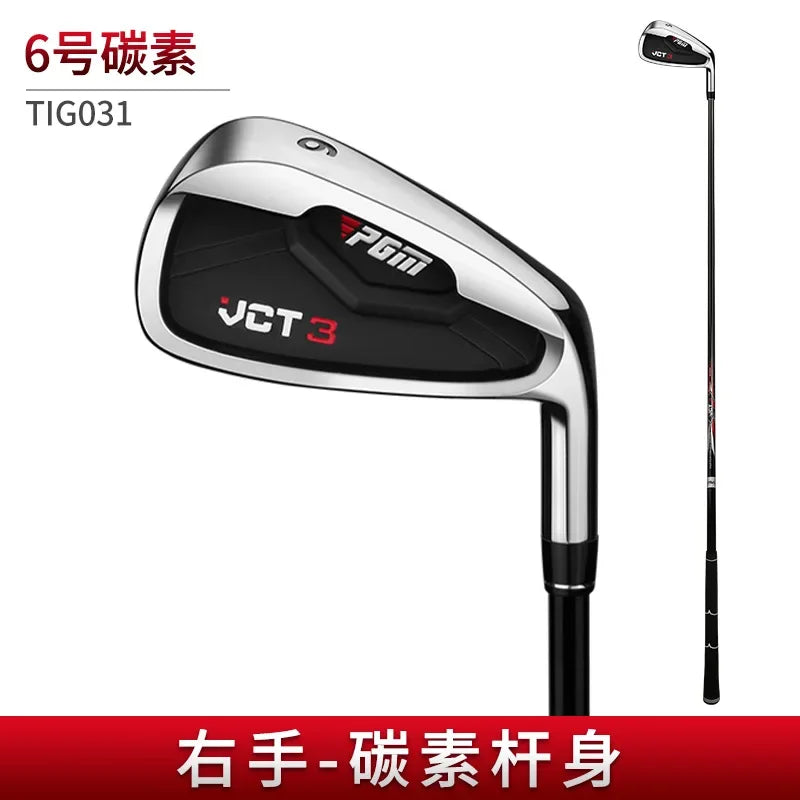 Palos de Golf para Hombre, Juego de Hierros 5/6/7/8/9/P/S, Acero Inoxidable, para Principiantes, TIG031