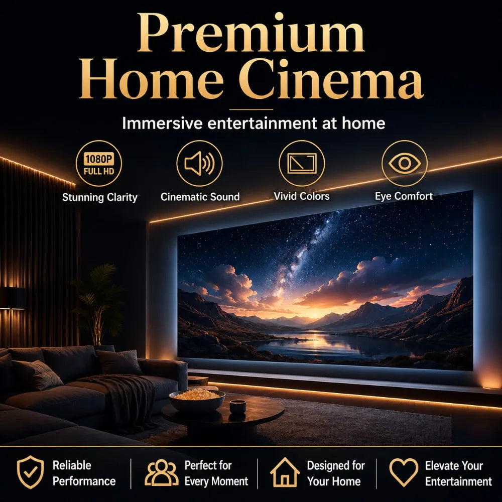 Proyector de Cine en Casa C5 Ultra 4K UHD con Triple Láser, Dolby Vision, IMAX Enhanced, Proyector Inteligente para Juegos, Cine en Casa, Audio Dolby