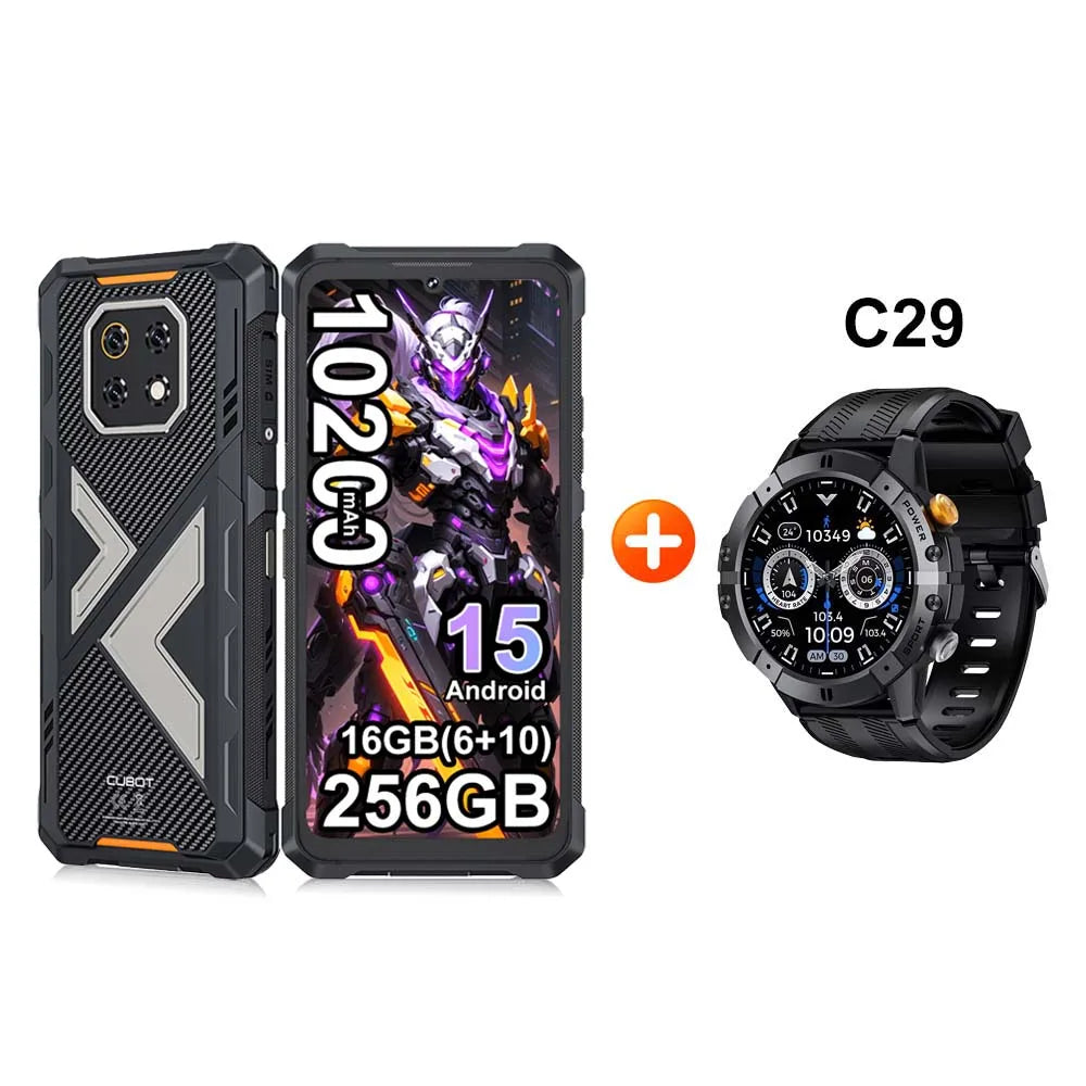 [Envío desde Polonia] Cubot KingKong ES 3 Smartphone resistente Android 15 10200mAh 16GB(6+10)+256GB 6.745'' Teléfono móvil 4G NFC