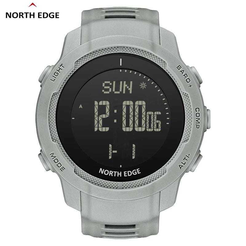 Reloj digital para hombre NORTH EDGE VERTICO, reloj deportivo, resistente al agua 50M, altímetro, barómetro, brújula
