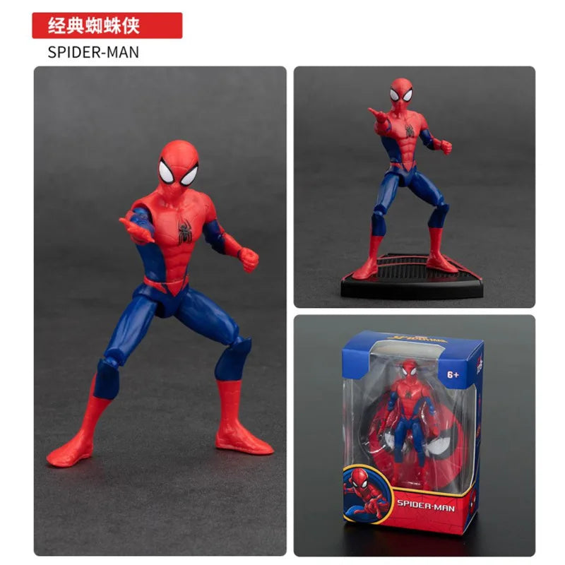 ZD Original Spider Man 4 pulgadas verde GOBLIN Doctor pulpo VENOM figuras de acción MILES GWEN ELECTRO SCARLET SPIDER 2099 juguetes de rinoceronte