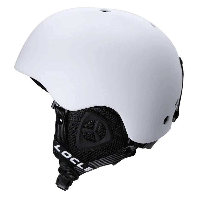LOCLE hombres casco de esquí niños mujeres ultraligero deportes extremos monopatín Snowboard casco moto de nieve casco de motocicleta