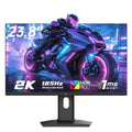 Monitor para Juegos KTC H24T7 de 23.8 Pulgadas, 2K QHD 2560x1440, 185Hz, IPS Rápido, HDR400, 1ms MPRT, Compatible con FreeSync y G-Sync, Cuidado de la Vista, Soporte Ajustable en Altura