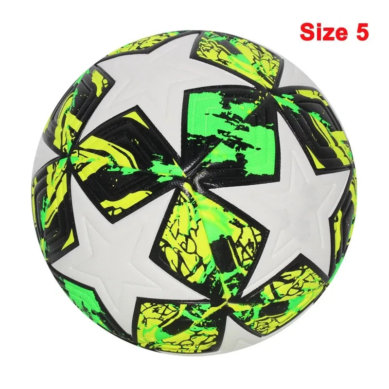 Balón de Fútbol Estándar Profesional para Deportes al Aire Libre, Balones de Entrenamiento, Fútbol sin Costuras, Material PU de Alta Calidad, Talla 5