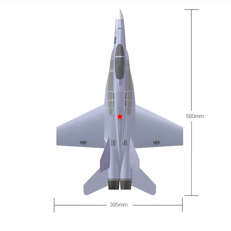Nuevo Avión modelo de ala fija Rc con control remoto F18 Hornet doble 30 canales modelo de avión ensamblado con control remoto