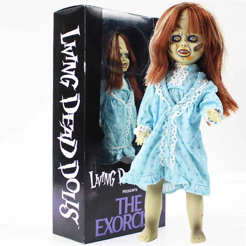 Figura de 30 cm de Mezco Horror Living Dead Dolls, Figura de PVC de El Exorcista, Modelo Articulado, Figura de Dibujos Animados, Juguete, Regalos de Cumpleaños