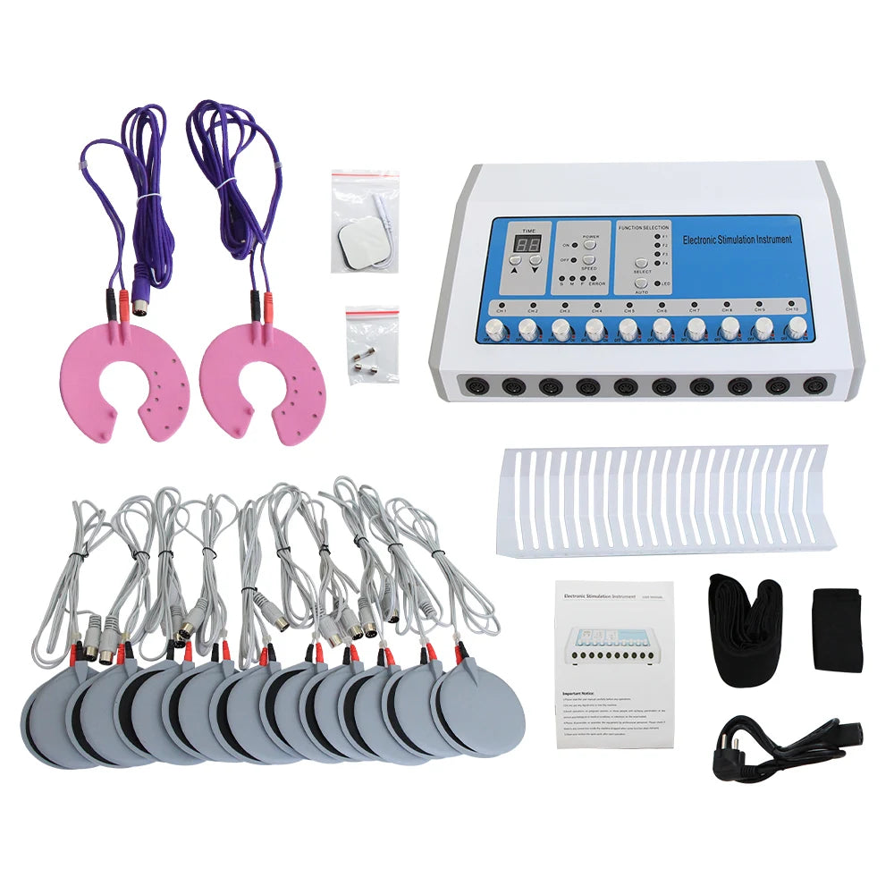 Estimulador muscular eléctrico EMS de microcorriente, masajeador corporal, máquina de electroestimulación para pérdida de peso
