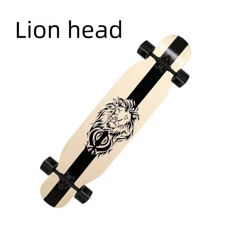 Longboard de Danza Freestyle de 42 Pulgadas con Doble Kick, Skateboard Completo, Cruiser Urbano para Principiantes, Adultos, Hombres y Mujeres