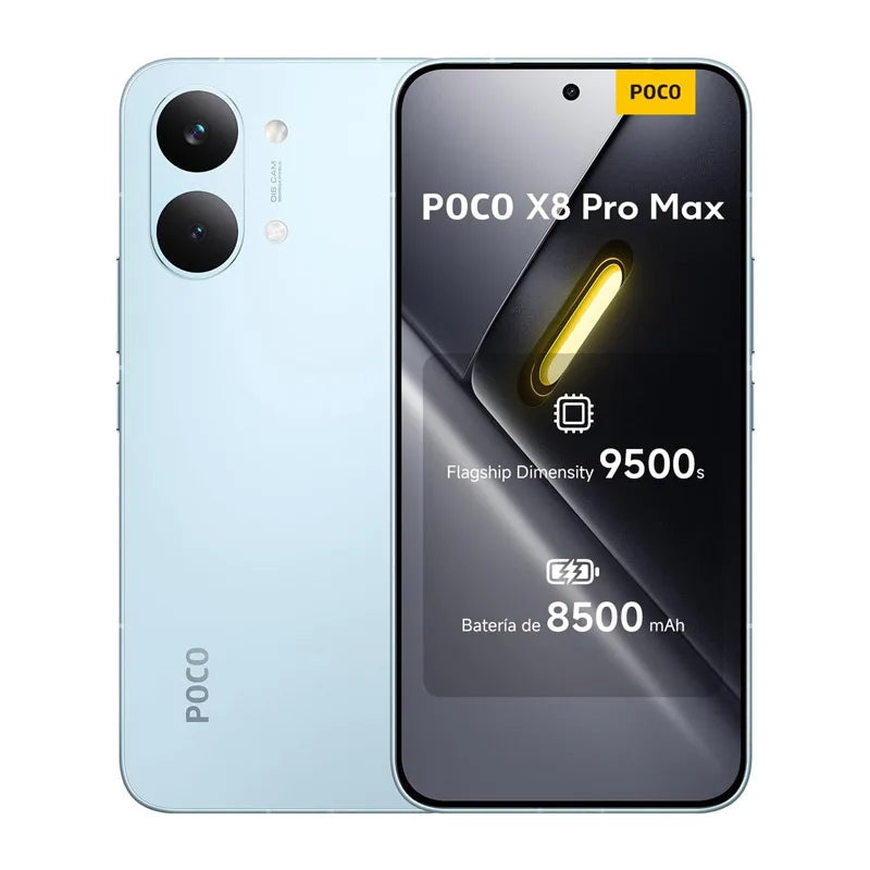 POCO X8 Pro Max 256GB/512GB Versión EEA MediaTek Dimensity 9500s Pantalla AMOLED 1.5K de 6,83 pulgadas, 120 Hz Cámara de 50 MP IP68