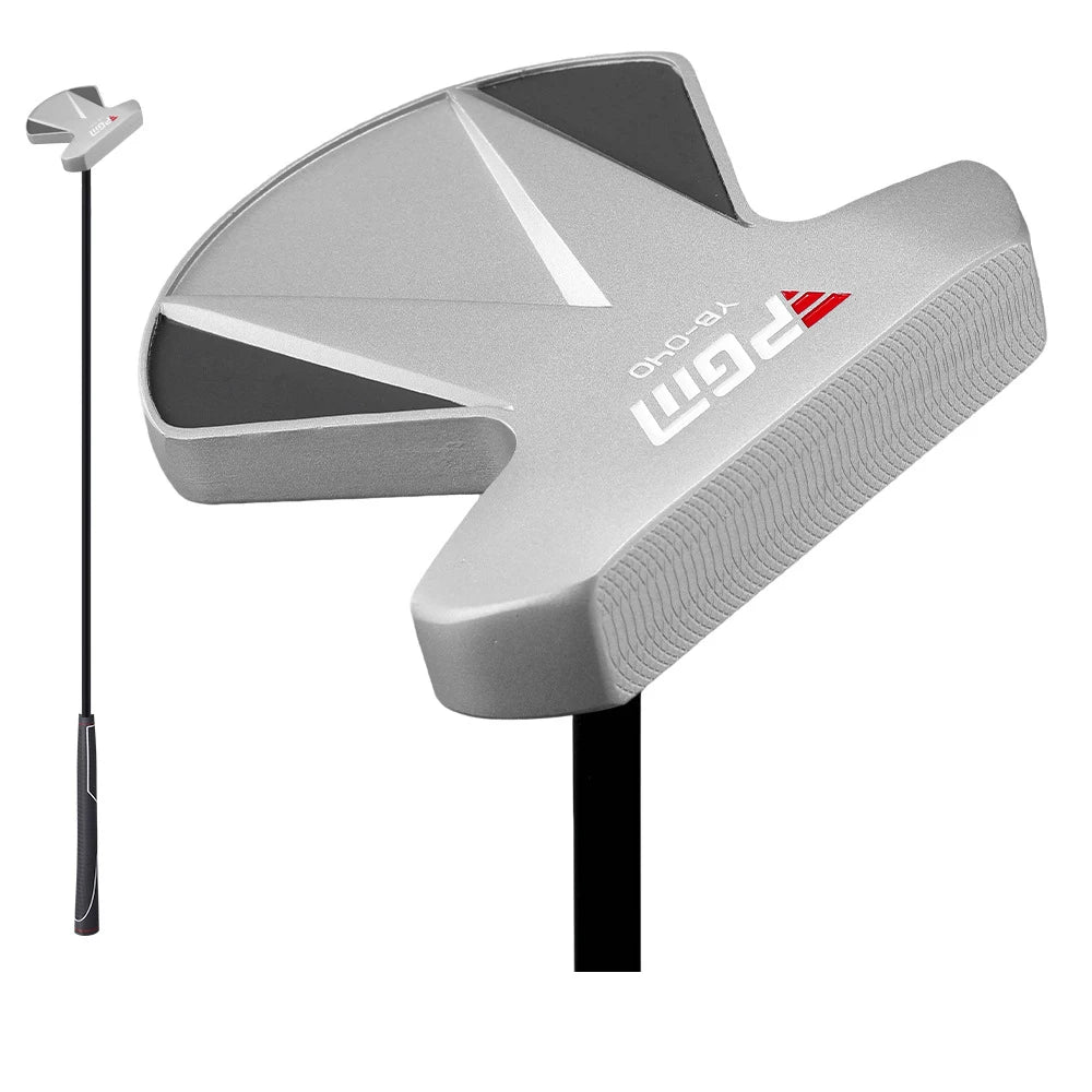 Putter de Golf PGM de 34 Pulgadas con Cabeza Tipo Mallet, Eje de Carbono, Centro de Gravedad Bajo, Palo de Putting Estable para Hombres y Mujeres