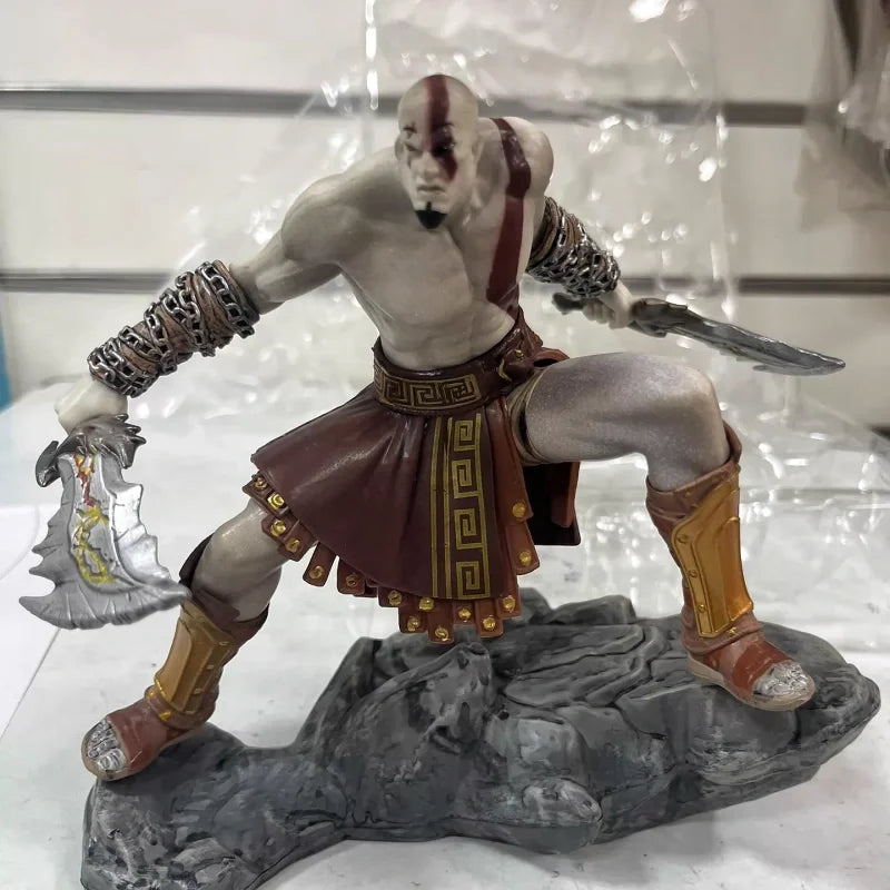 Figura de acción de Kratos de God of War en existencia, 18 cm, PVC, articulada, modelo de estatua de Kratos de Ghost of Sparta, juguetes para regalo de coleccionista