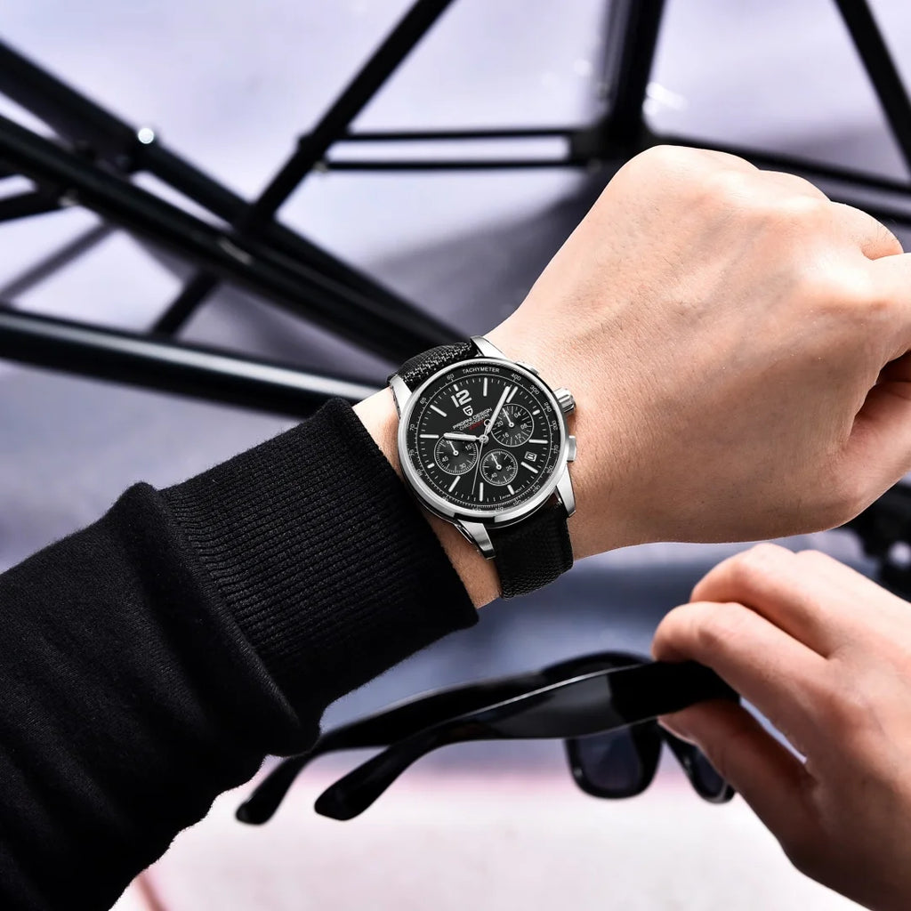 PAGANI DESIGN 2026 Nuevo Reloj de Cuarzo para Hombre de Lujo Casual, Movimiento VK63, Resistente al Agua 100M, Cristal de Zafiro, Reloj de Acero Inoxidable