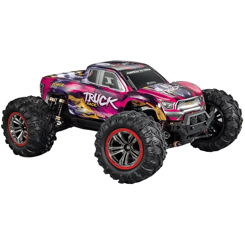 Coche teledirigido 1:10 4WD de alta velocidad 85 KM/H todoterreno escalada deriva carreras camión sin escobillas IPX4 WMetal Aterproof RC coche de juguete