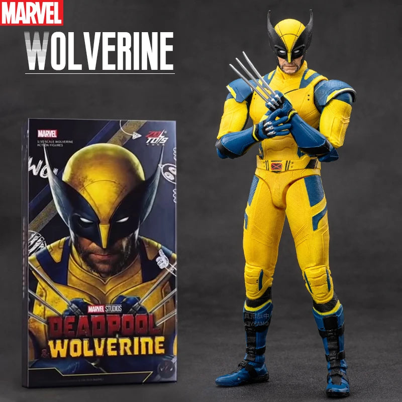 Nuevos juguetes ZD Deadpool & Wolverine modelo 7 pulgadas 1/10 figuras de acción Wolverine modelo Marvel superhéroes colección adornos regalos para niños