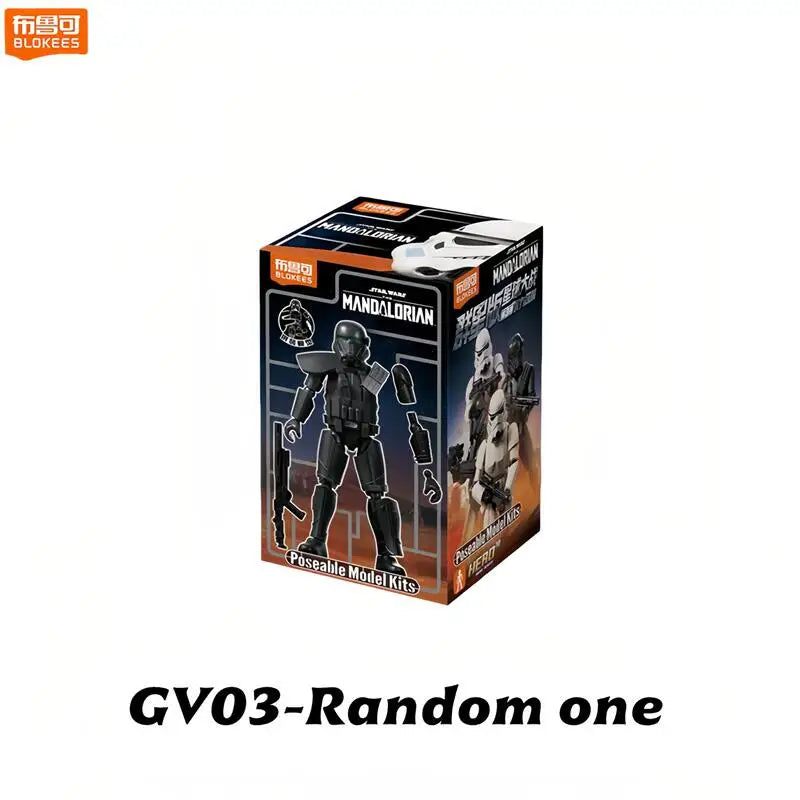 Blokees STAR WARS Anakin Darth Vader Obi-Wan Kenobi Din Djarin Grogu Figura de Acción Decorativa Juguete Coleccionable Regalo