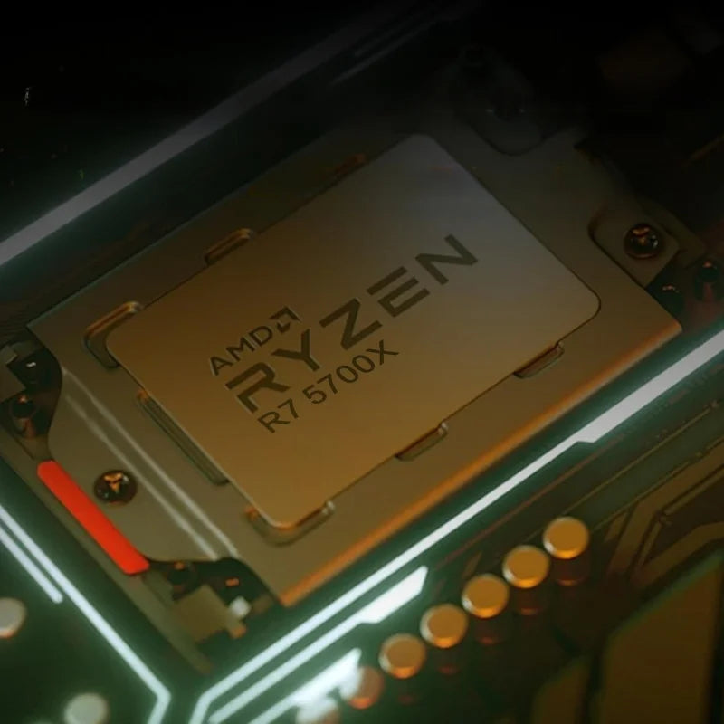 Computadora de Escritorio para Juegos, Pre-ensamblada, con Ryzen 7 5700X 3.4GHz, RTX5060 8GB GDDR7 DLSS4, 32GB DDR4 RAM 3200MHz, 1TB NVME