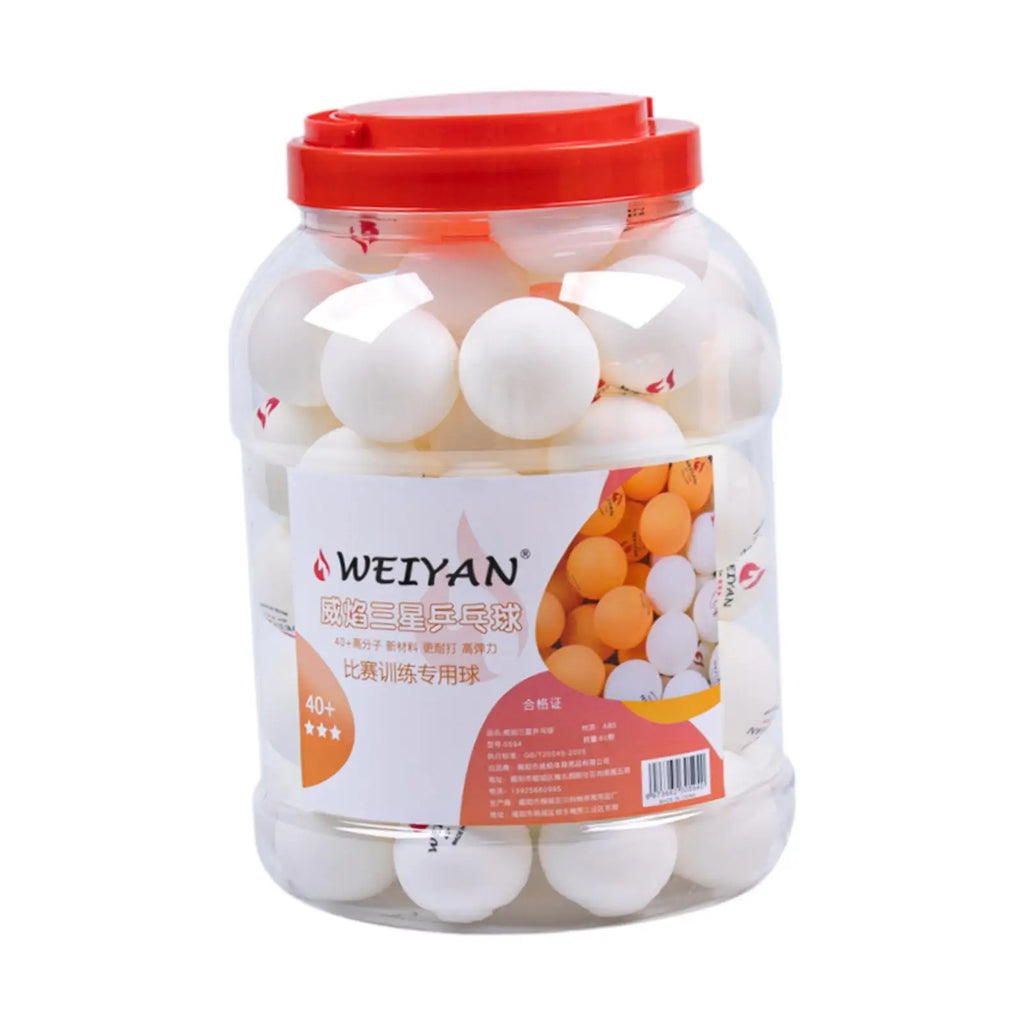 60 Pelotas de Ping Pong de Primera Calidad, Pelotas de Tenis de Mesa de 40 mm con Elasticidad para Entrenamiento en Interiores y Exteriores, Práctica y Juego Recreativo