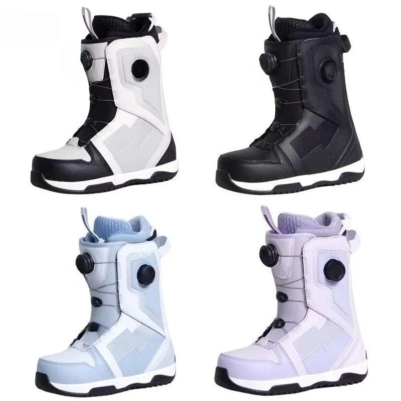 Botas de Snowboard Freestyle Impermeables, Resistentes al Viento, al Frío y Transpirables, Ligeras para Sistema de Snowboard, Invierno y Todas las Estaciones