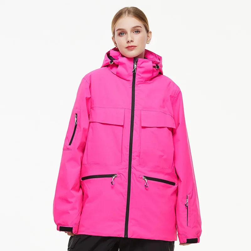 Nueva Ropa Térmica de Esquí para Hombre y Mujer, Temporada de Nieve 24-25, Ropa de Esquí y Snowboard Impermeable, Cortavientos y Cálida para Exteriores