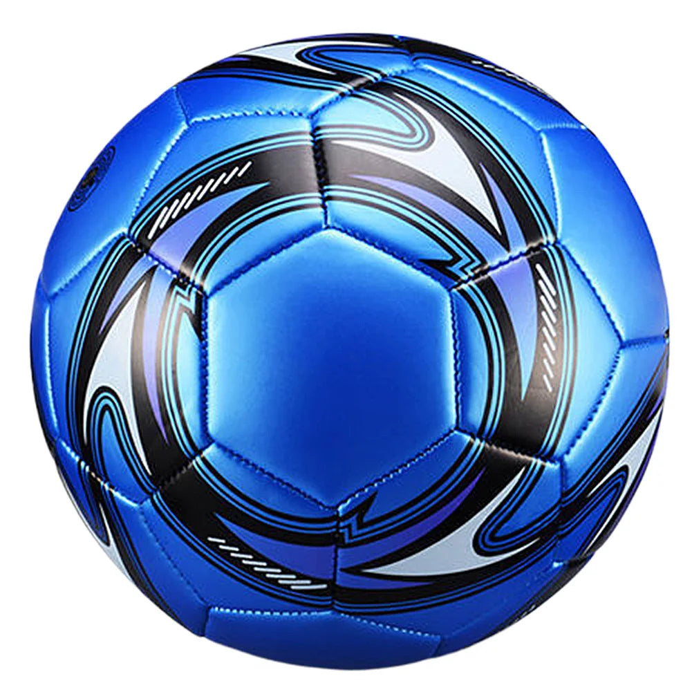 Balón de Fútbol Cosido a Máquina Tamaño 5, Balón de Fútbol Profesional Impermeable con Exterior de PVC para Partidos Deportivos