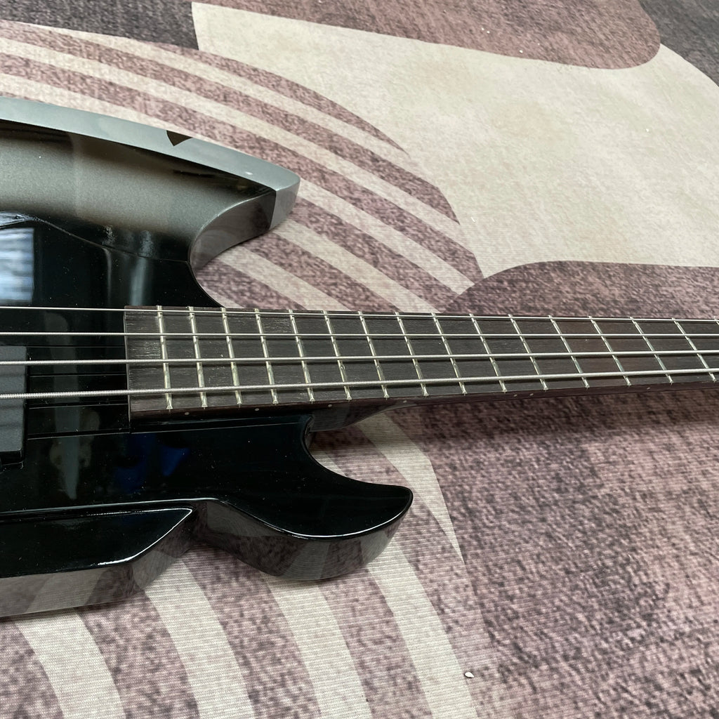 Bajo eléctrico Axe Bass para zurdos, 4 cuerdas, cuerpo de madera maciza, forma especial, envío gratis