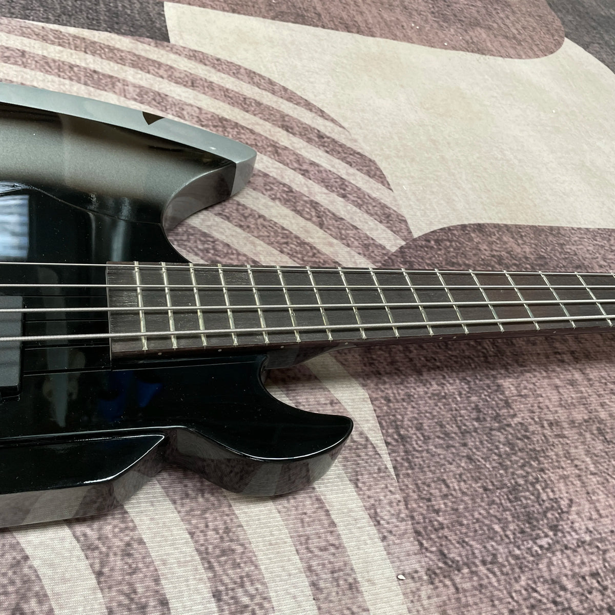 Bajo eléctrico Axe Bass para zurdos, 4 cuerdas, cuerpo de madera maciza, forma especial, envío gratis