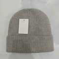 Gorro de punto con letras bordadas para otoño e invierno, moderno y versátil, gorro de lana cálido.