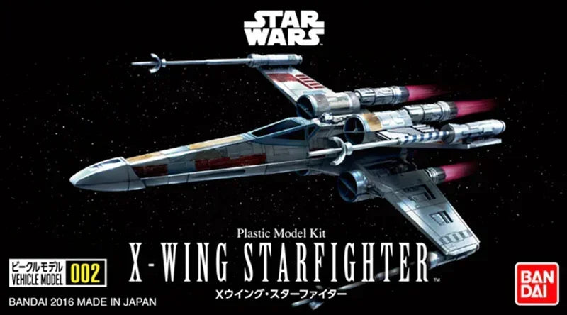 Bandai-figura de acción Original de STAR WARS para niños, modelo coleccionable de Anime, juguetes de montaje, entrega directa