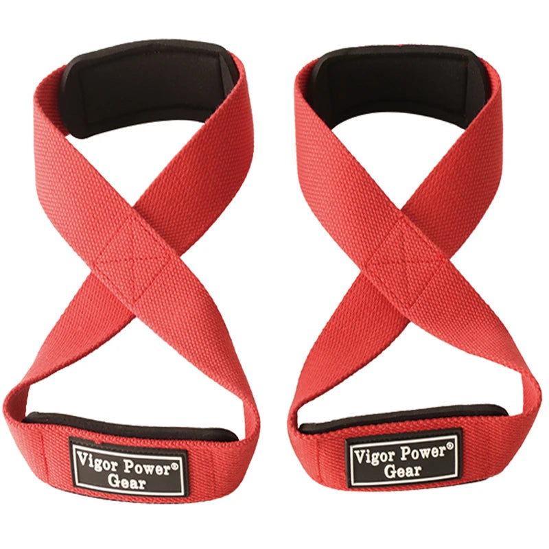 Correas de levantamiento de pesas duraderas, entrenamiento cruzado, figura 8, correas de levantamiento de pesas, cinturones de levantamiento de pesas, banda de dominadas para Fitness