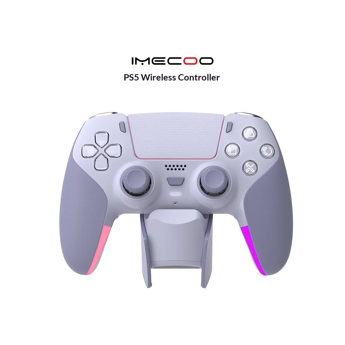 IMECOO JG11 Origin Wireless Gaming Controller Adaptive Triggers Voice Coil Motor Hall Effect Joysticks PC PS5 Steam Gamepad