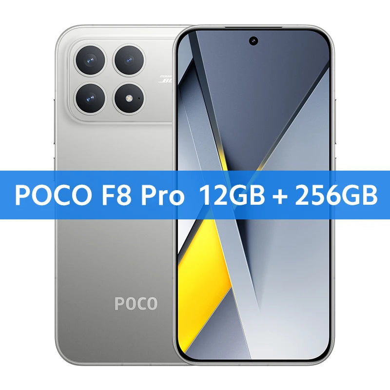 Smartphone POCO F8 Pro 5G versión global®8 Elite pantalla AMOLED 120Hz POCO HyperRGB 50MP 6210mAh
