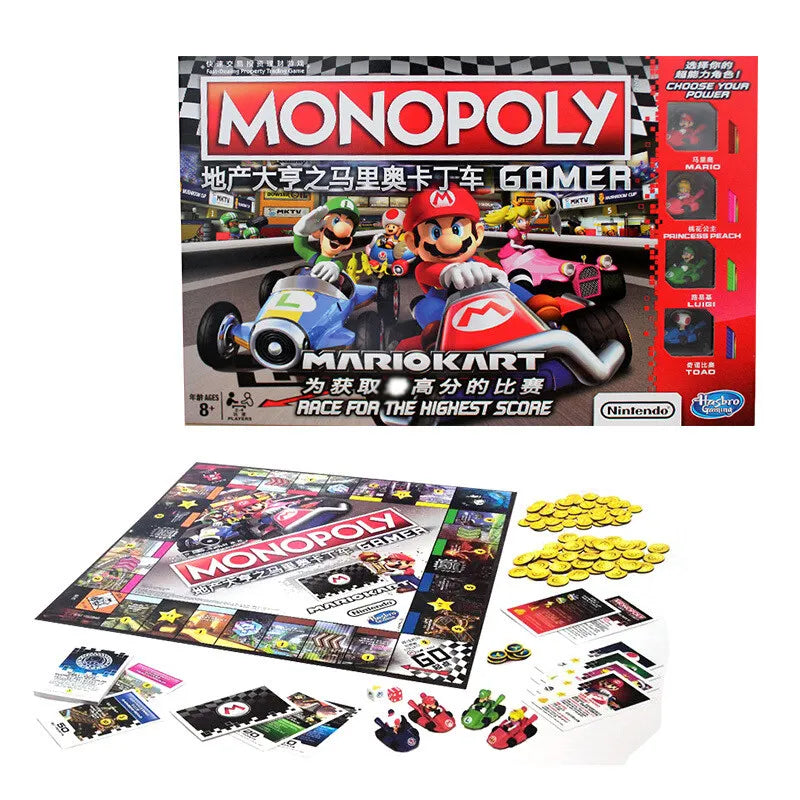 Hasbro Monopoly - Gamer Mario Kart, E1870 Chino