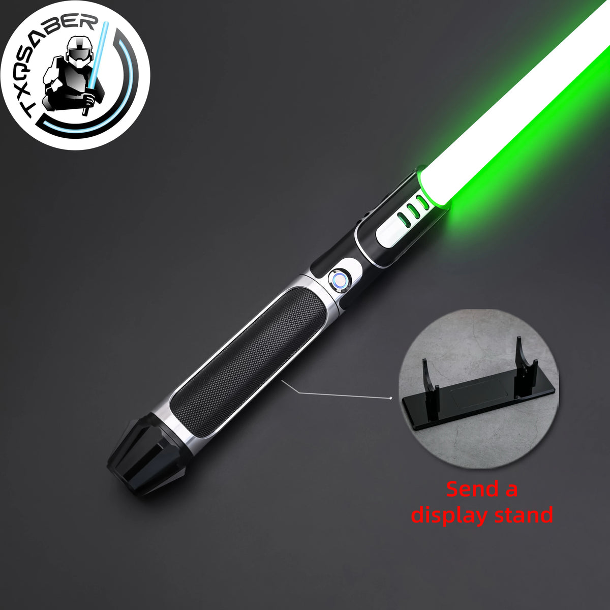 TXQSABER Lightsaber SDRGB Pixel Metal Hilt E14 Heavy Dueling Lightsaber Smooth Swing Blaster Light Saber Toys for Adult Cosplay