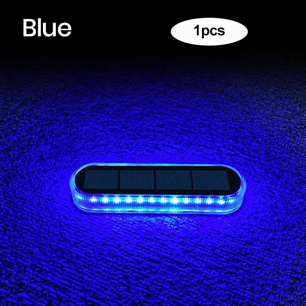 Solar Step Lights Waterproof IP68 Auto On/Off Path Lights Solar Powered Light Bar Solar LED Ground Stairs Floor Lights