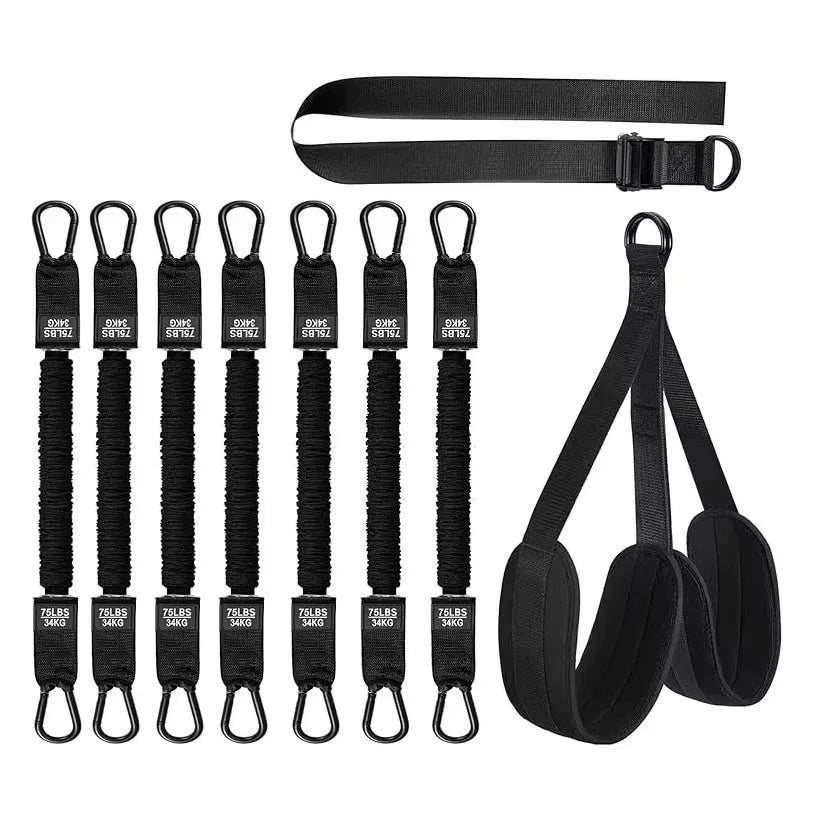 Juego de bandas de asistencia para dominadas, correa de resistencia para dominadas, asistencia para hombres y mujeres, entrenamiento colgante, entrenamiento de barbilla, estiramiento corporal