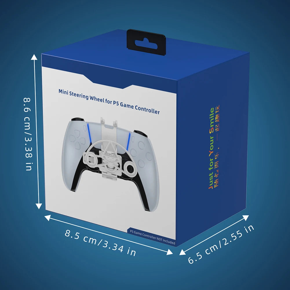 Accesorio de volante para control de juegos de carreras de PS5 para Playstation 5 Mini volante para control de juegos
