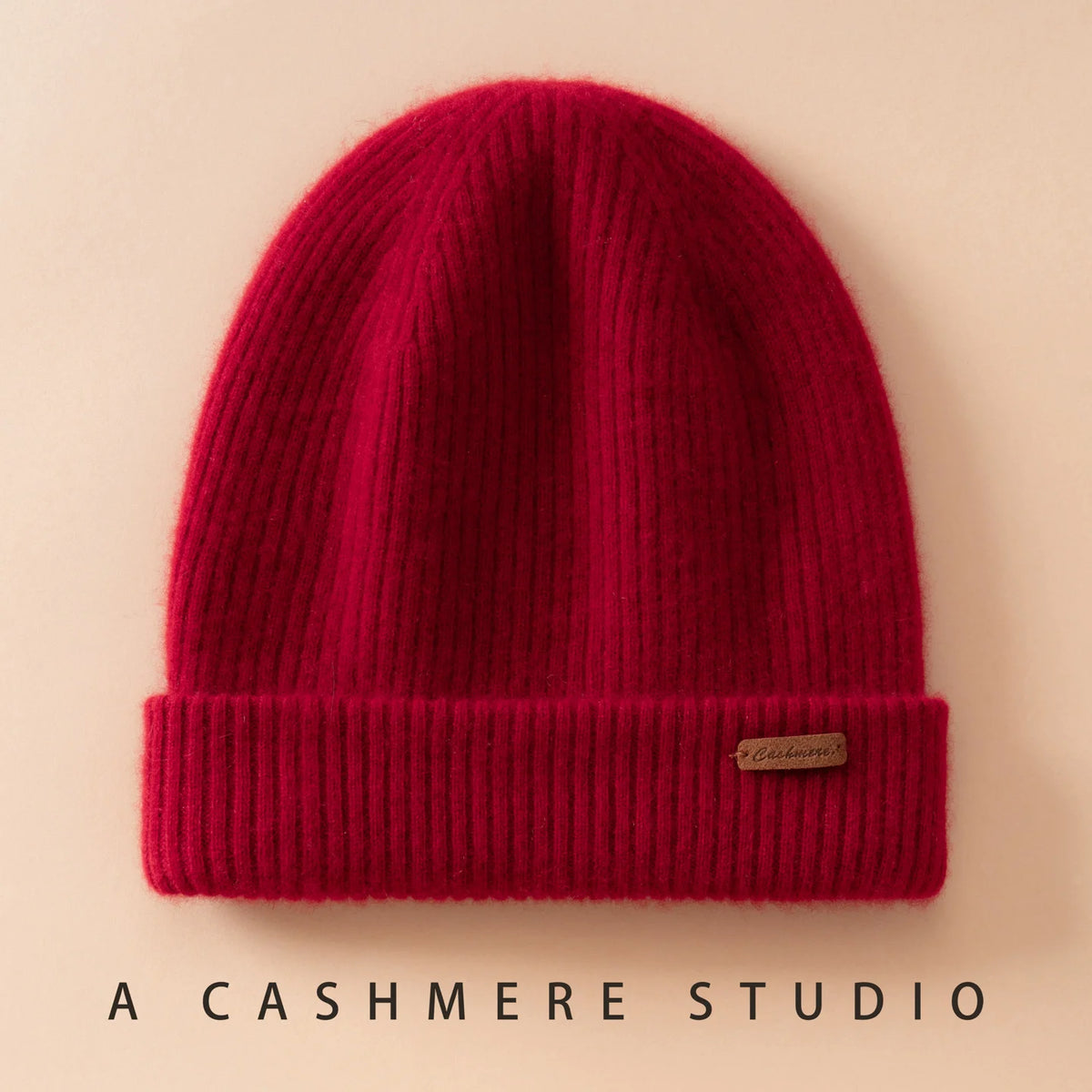 Gorros de invierno para mujeres/hombres, gorro informal para exteriores, gorro de punto de dos capas, gorros cálidos de 100% de Cachemira, gorro grueso para senderismo Unisex