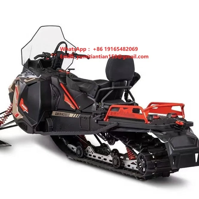 AODES SIBERIACROSS 1000 Moto de Nieve a Gasolina con Control Electrónico, Marcha Atrás, Freno de Disco Hidráulico, Scooter con Motor de 4 Tiempos y 1000cc