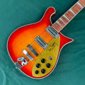 Guitarra eléctrica de 12 cuerdas, guitarra de cuerpo semi-hueco con cuerpo de arce, guitarra eléctrica de 21 trastes con pastillas de doble bobina